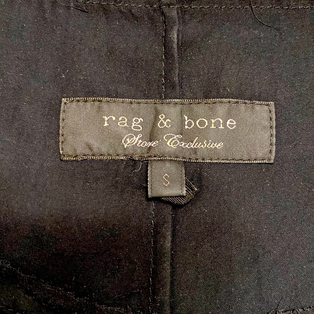 Rag and Bone silk tee top. Size small.